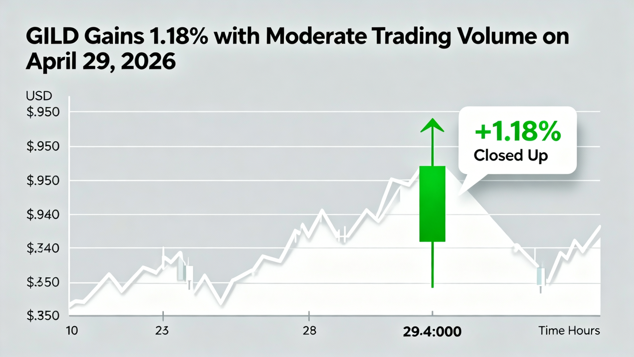 GILD Gains 1.18% with Moderate Trading Volume on April 29, 2026