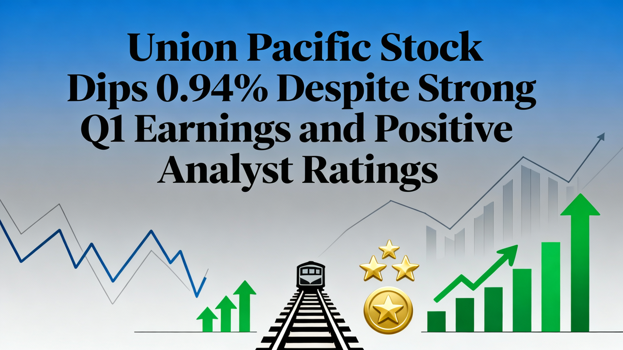 Union Pacific Stock Dips 0.94% Despite Strong Q1 Earnings and Positive Analyst Ratings