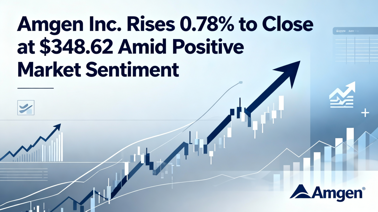 Amgen Inc. Rises 0.78% to Close at $348.62 Amid Positive Market Sentiment
