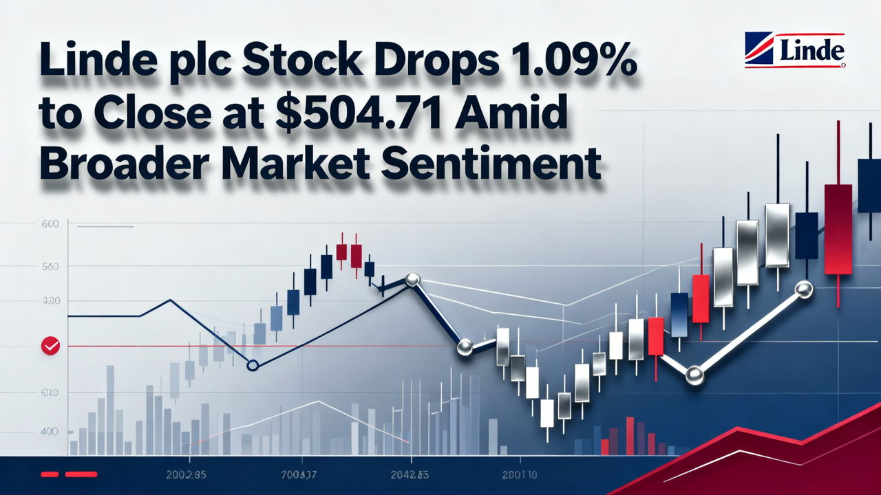 Linde plc Stock Drops 1.09% to Close at $504.71 Amid Broader Market Sentiment