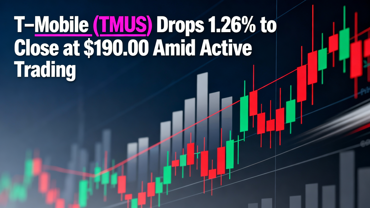 T-Mobile (TMUS) Drops 1.26% to Close at $190.00 Amid Active Trading