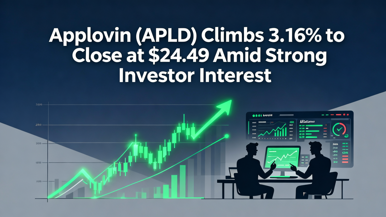 Applovin (APLD) Climbs 3.16% to Close at $24.49 Amid Strong Investor Interest
