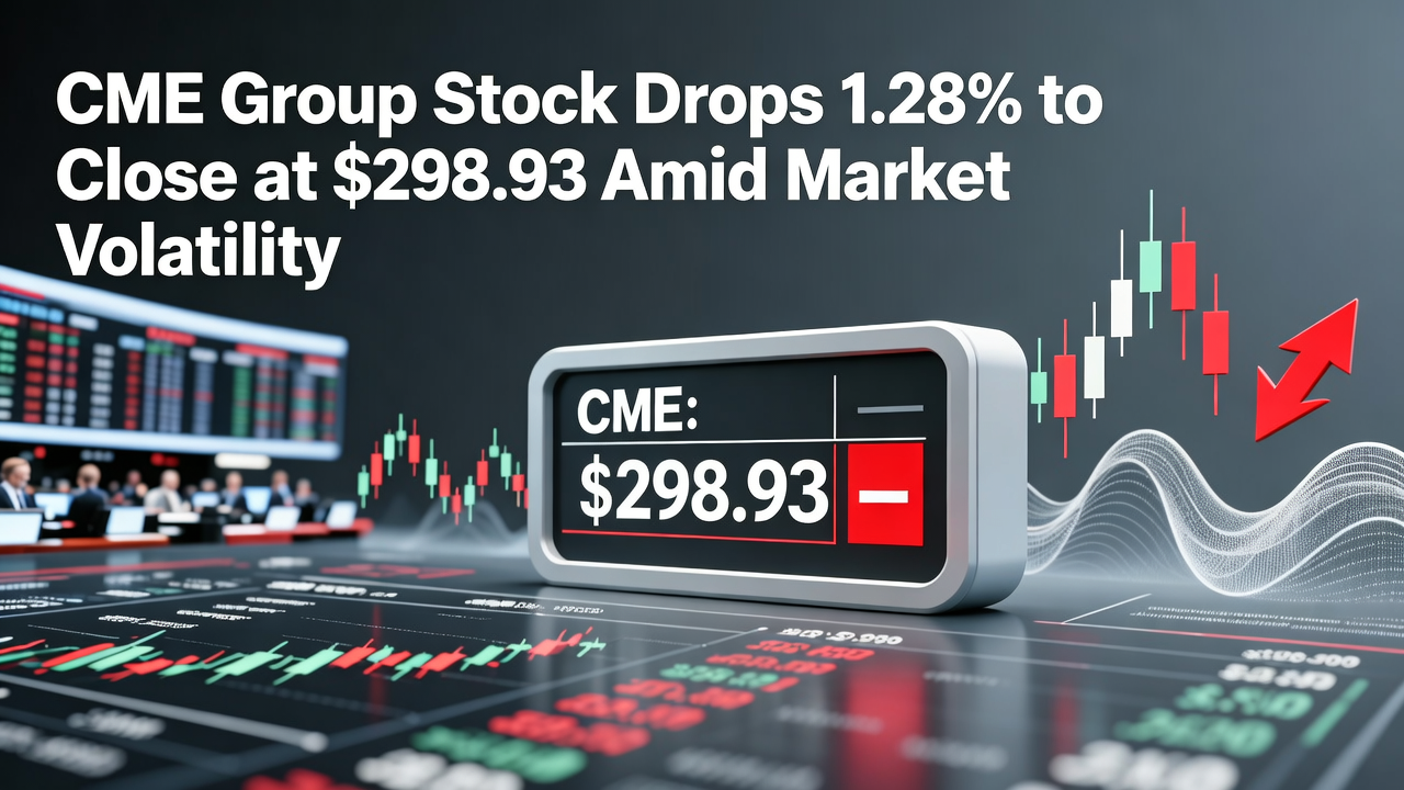CME Group Stock Drops 1.28% to Close at $298.93 Amid Market Volatility