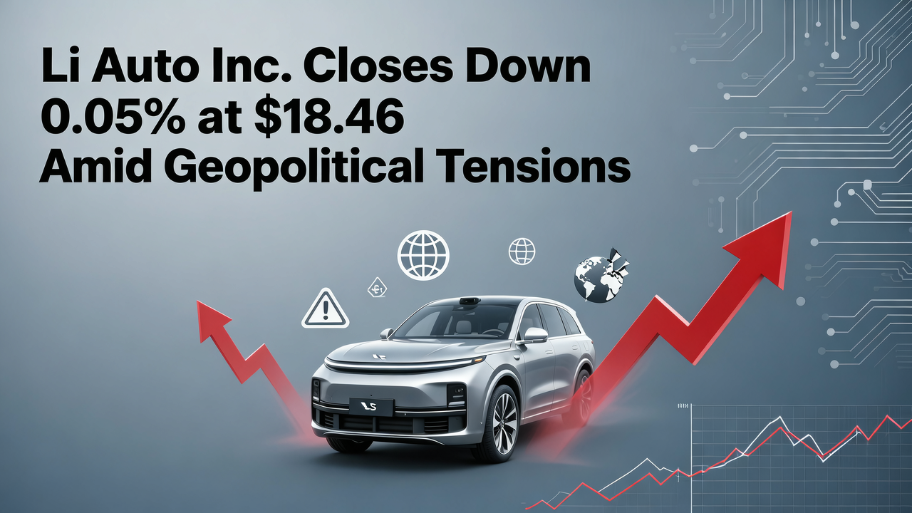Li Auto Inc. Closes Down 0.05% at $18.46 Amid Geopolitical Tensions
