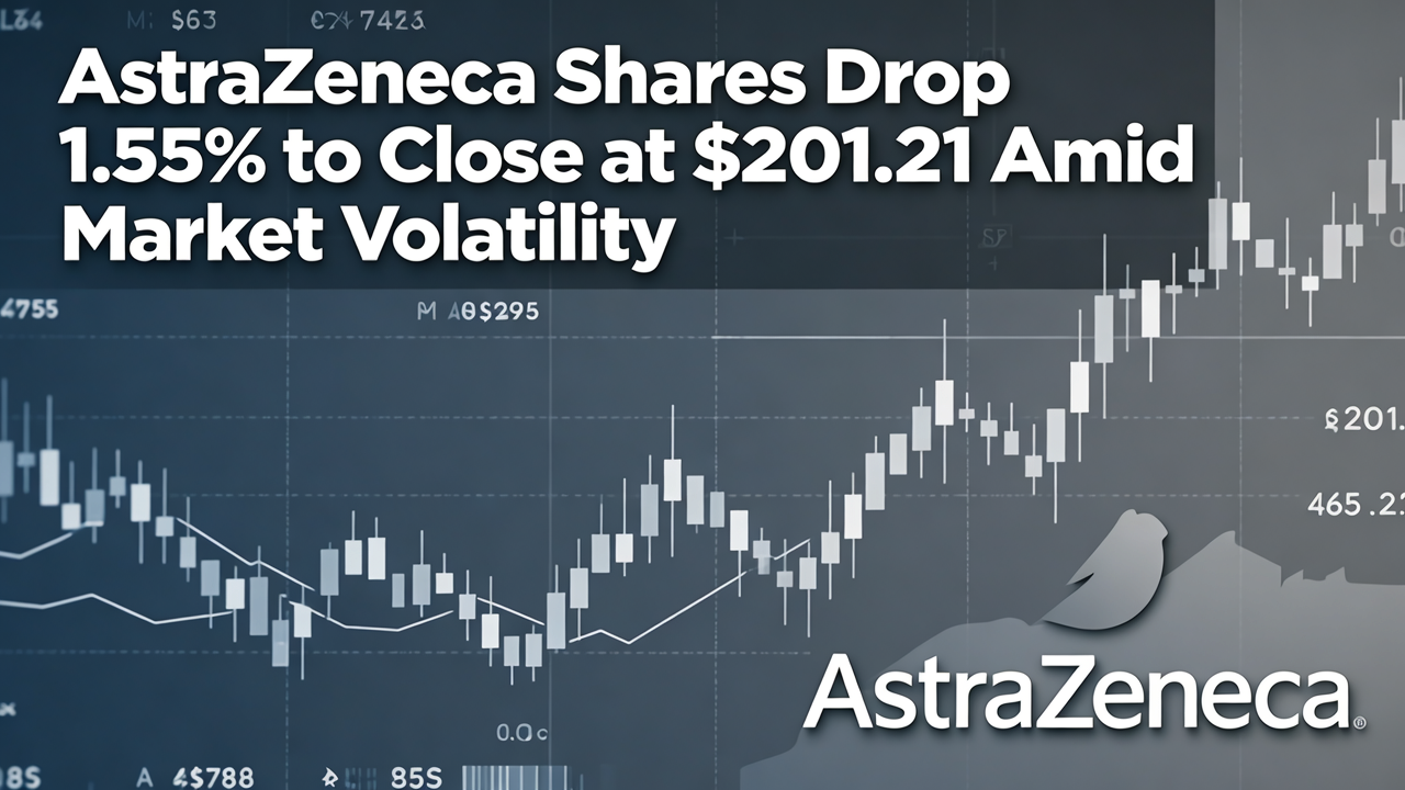 AstraZeneca Shares Drop 1.55% to Close at $201.21 Amid Market Volatility