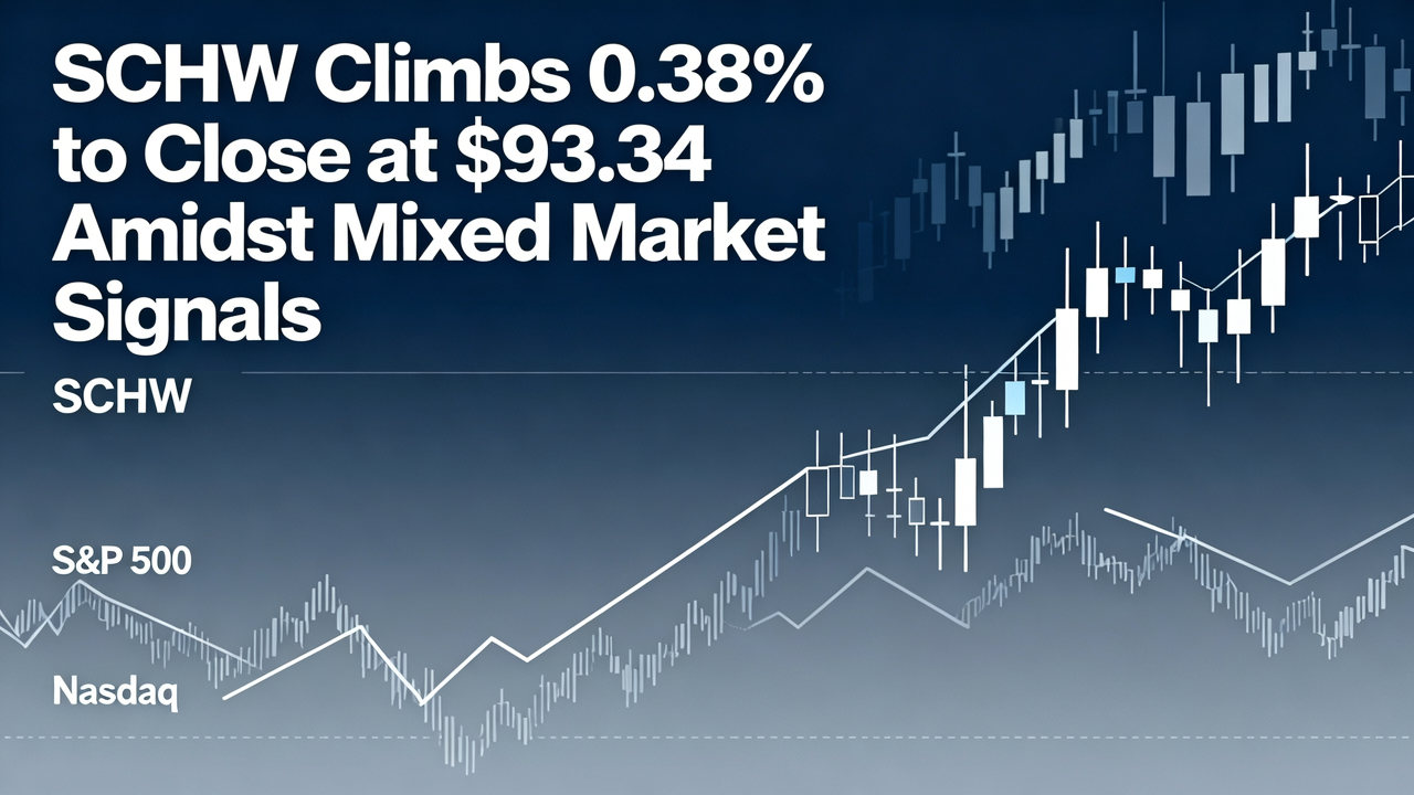SCHW Climbs 0.38% to Close at $93.34 Amidst Mixed Market Signals