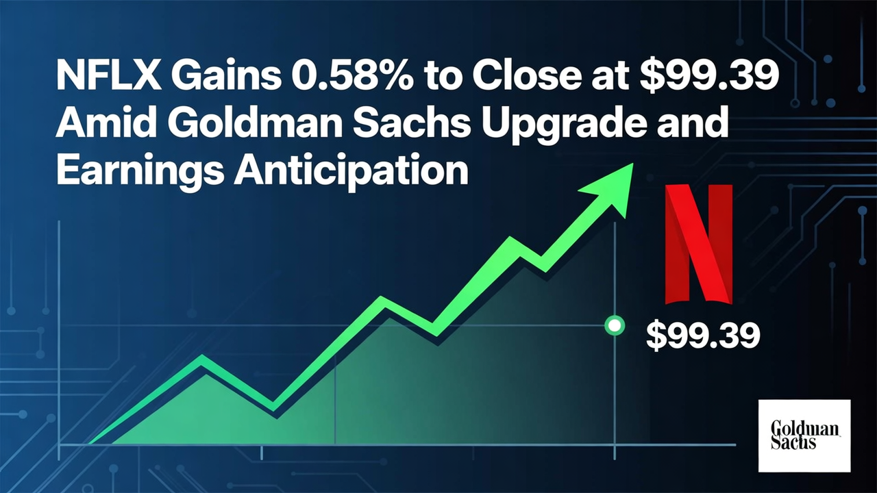 NFLX Gains 0.58% to Close at $99.39 Amid Goldman Sachs Upgrade and Earnings Anticipation