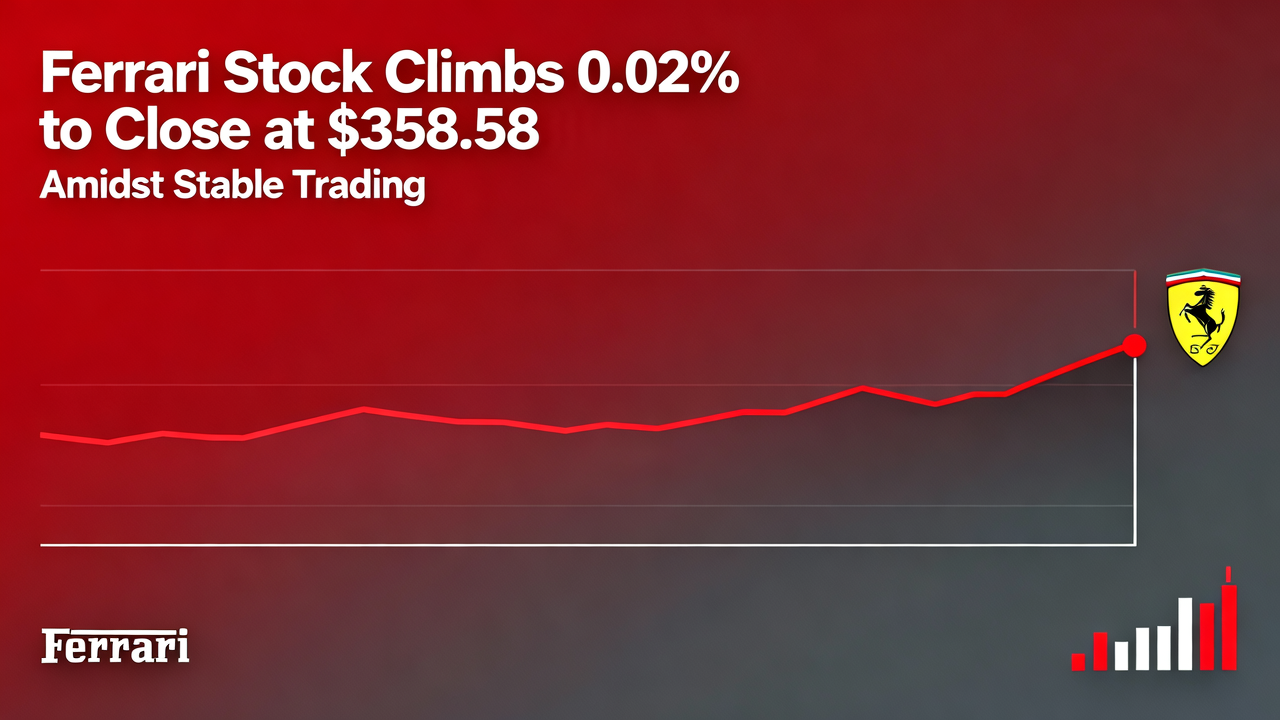Ferrari Stock Climbs 0.02% to Close at $358.58 Amidst Stable Trading
