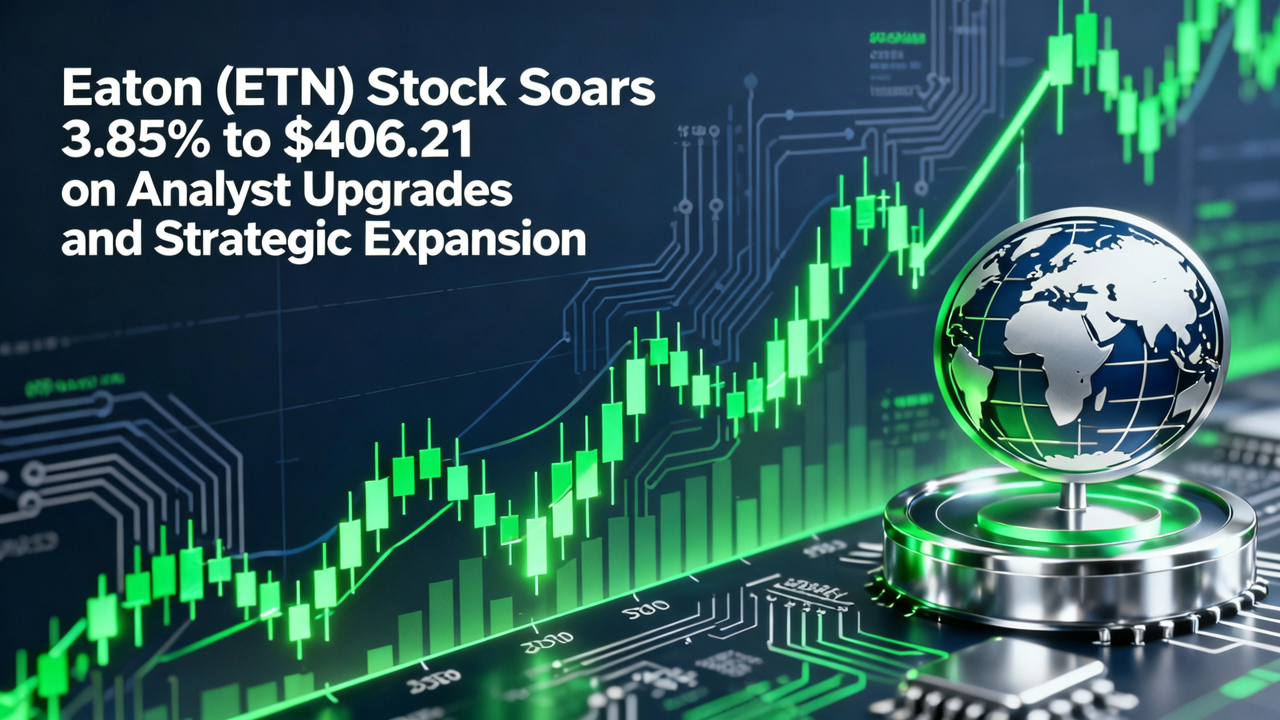 Eaton (ETN) Stock Soars 3.85% to $406.21 on Analyst Upgrades and Strategic Expansion