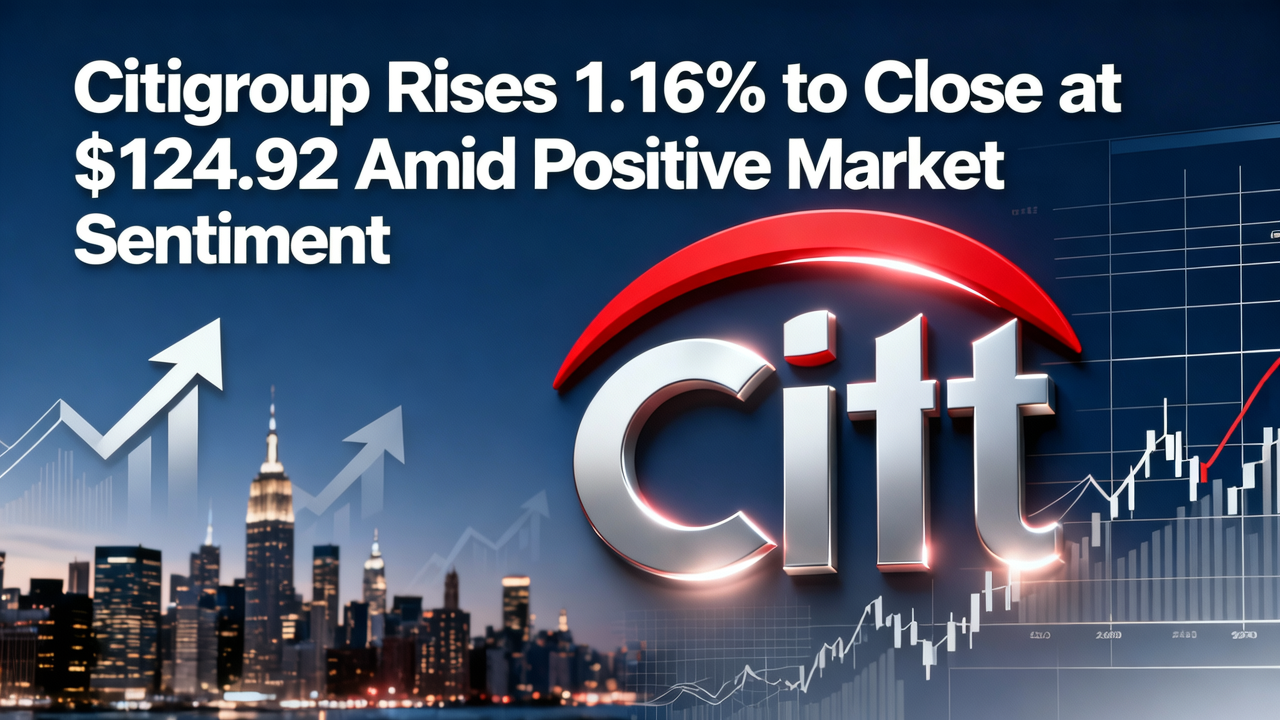 Citigroup Rises 1.16% to Close at $124.92 Amid Positive Market Sentiment