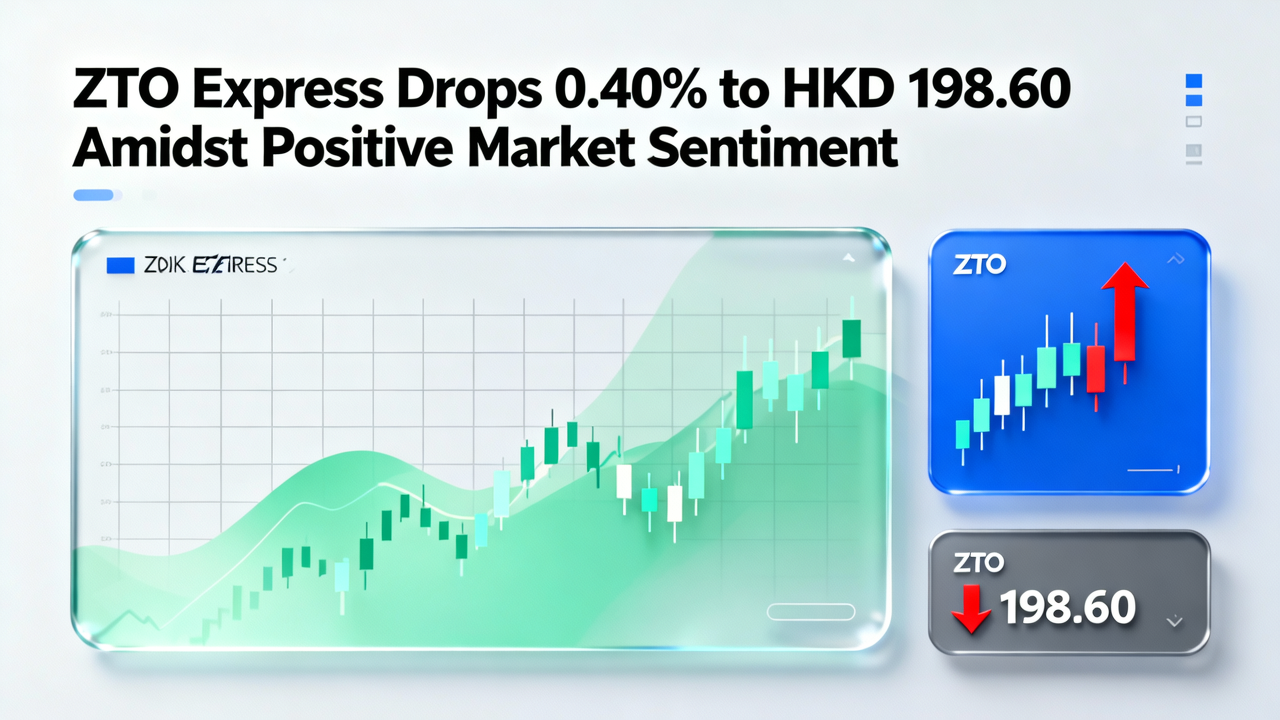 ZTO Express Drops 0.40% to HKD 198.60 Amidst Positive Market Sentiment