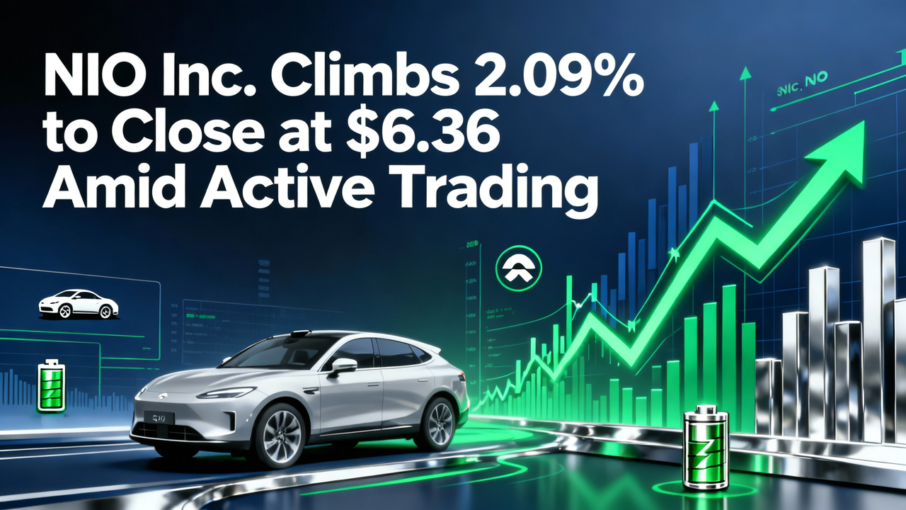 NIO Inc. Climbs 2.09% to Close at $6.36 Amid Active Trading
