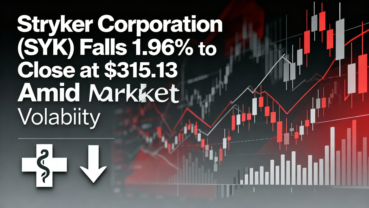 Stryker Corporation (SYK) Falls 1.96% to Close at $315.13 Amid Market Volatility