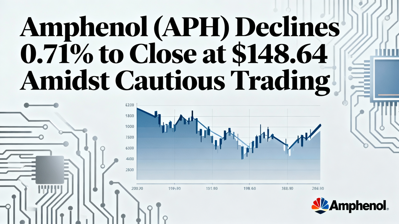 Amphenol (APH) Declines 0.71% to Close at $148.64 Amidst Cautious Trading
