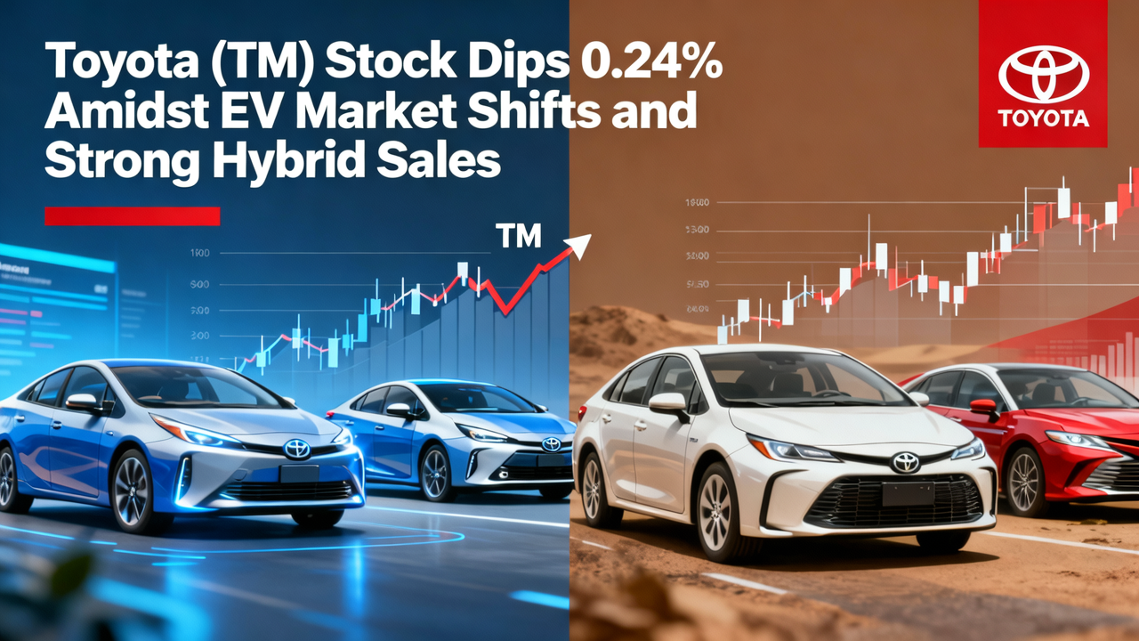 Toyota (TM) Stock Dips 0.24% Amidst EV Market Shifts and Strong Hybrid Sales