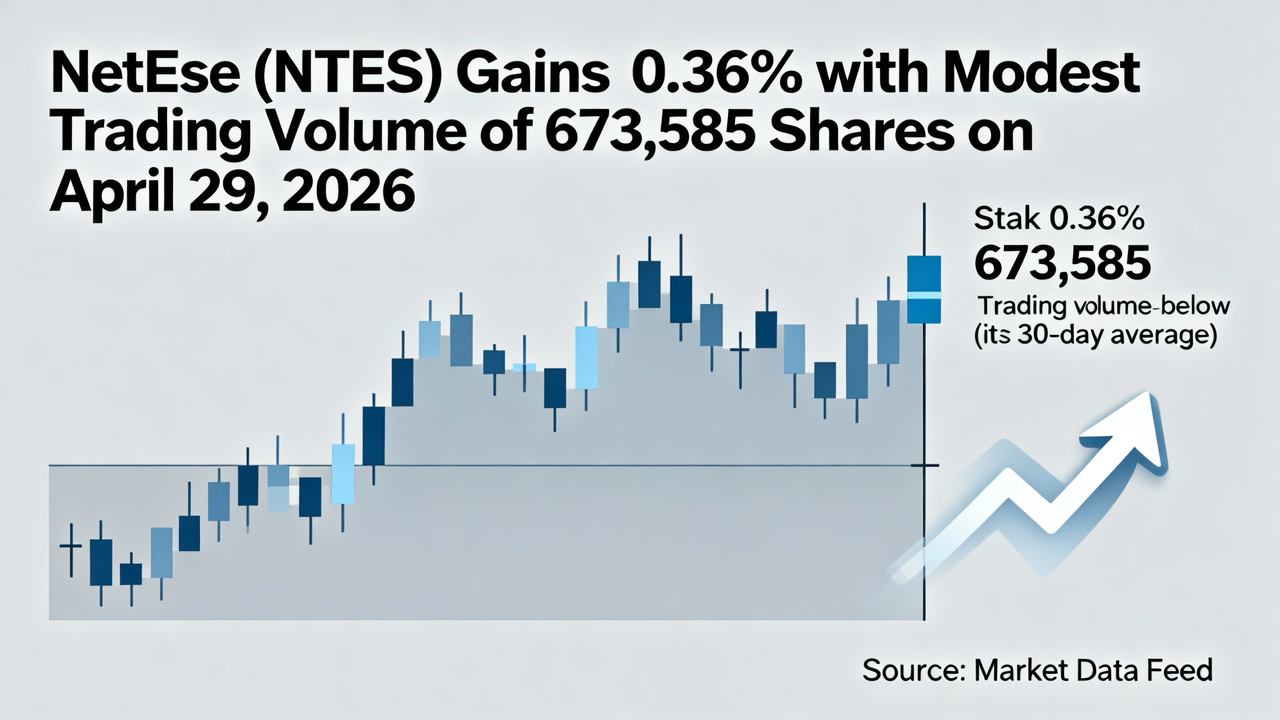 NetEase (NTES) Gains 0.36% with Modest Trading Volume of 673,585 Shares on April 29, 2026