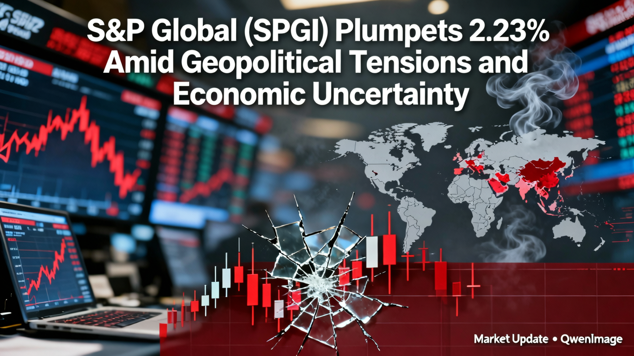 S&P Global (SPGI) Plummets 2.23% Amid Geopolitical Tensions and Economic Uncertainty