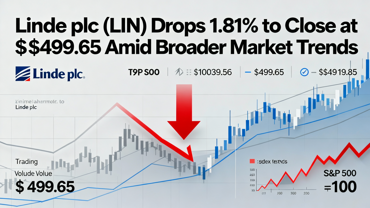 Linde plc (LIN) Drops 1.81% to Close at $499.65 Amid Broader Market Trends