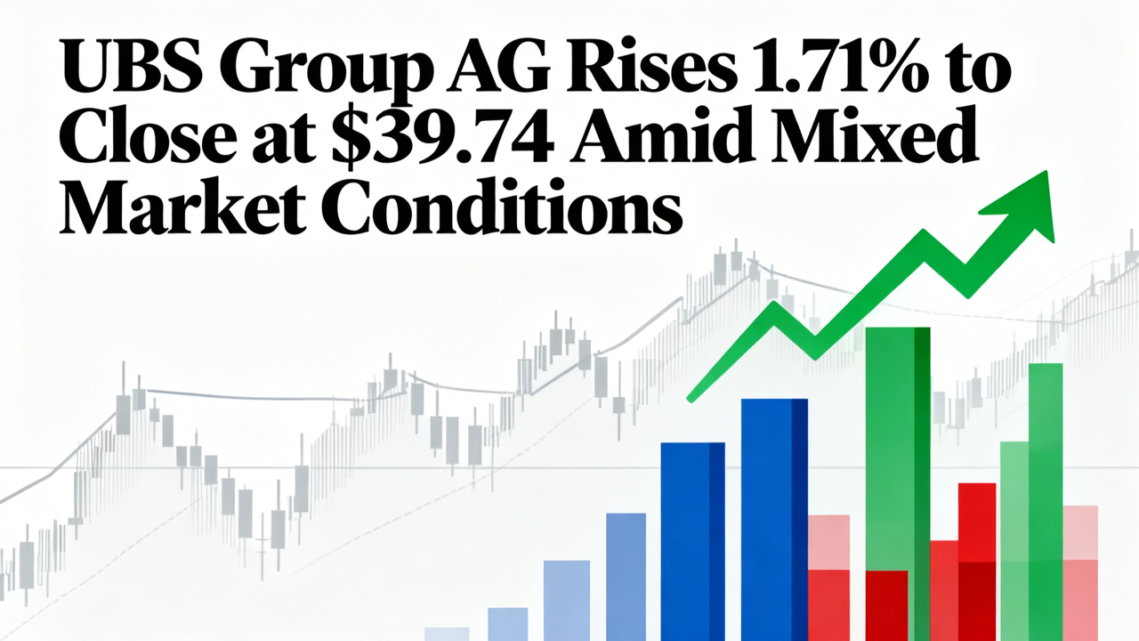 UBS Group AG Rises 1.71% to Close at $39.74 Amid Mixed Market Conditions