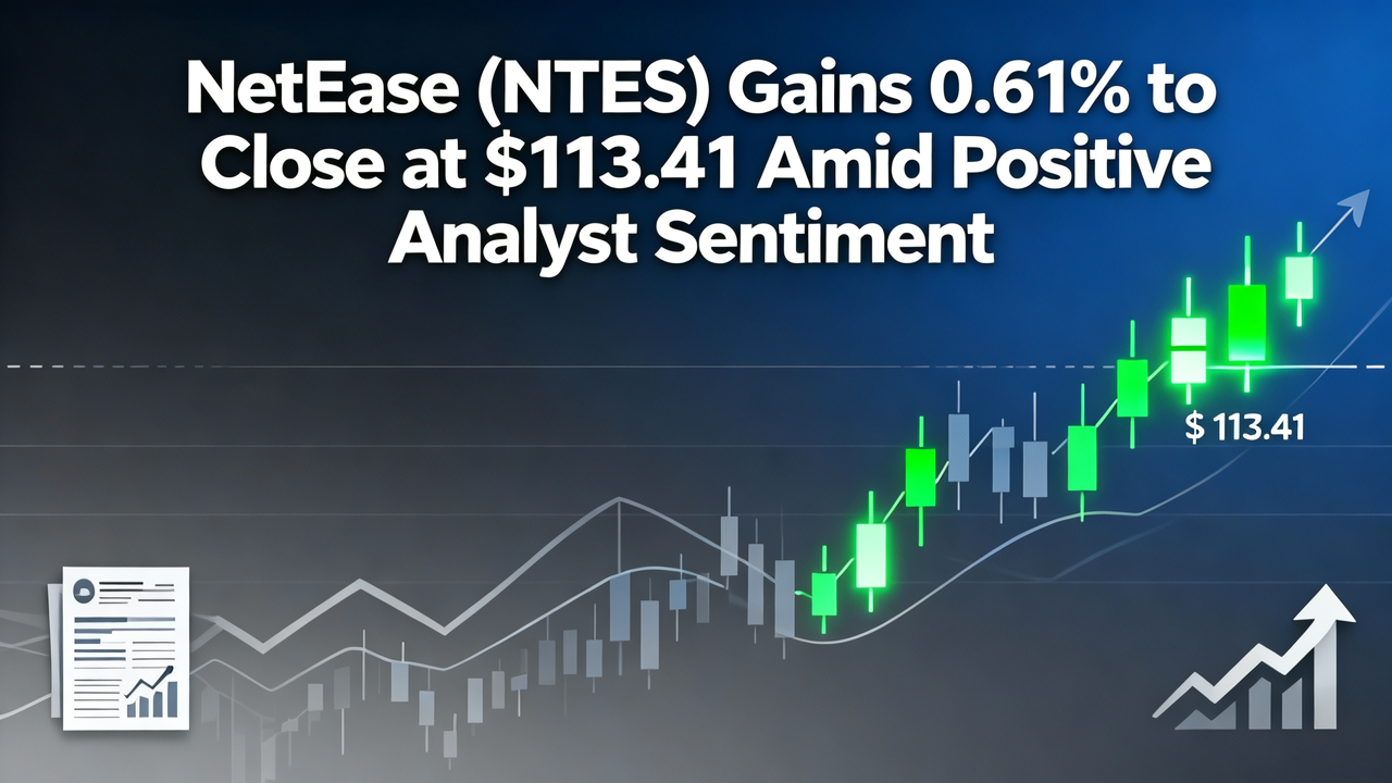 NetEase (NTES) Gains 0.61% to Close at $113.41 Amid Positive Analyst Sentiment