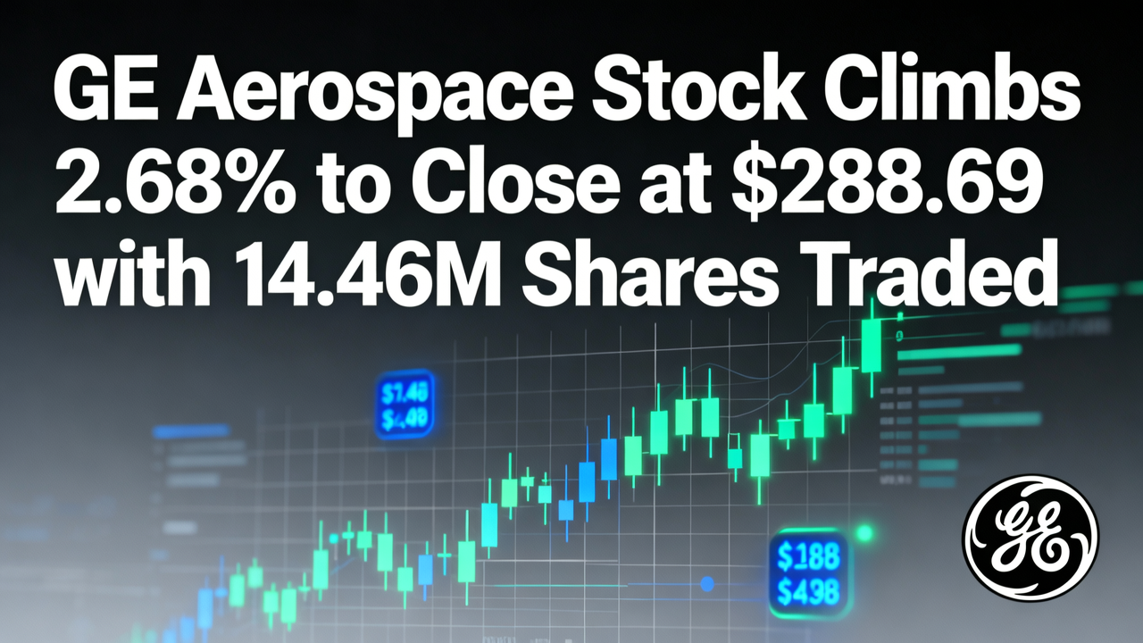 GE Aerospace Stock Climbs 2.68% to Close at $288.69 with 14.46M Shares Traded