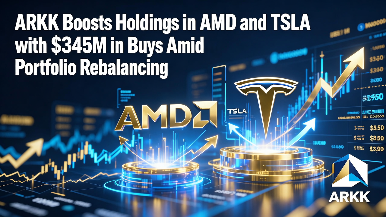 ARKK Boosts Holdings in AMD and TSLA with $345M in Buys Amid Portfolio Rebalancing
