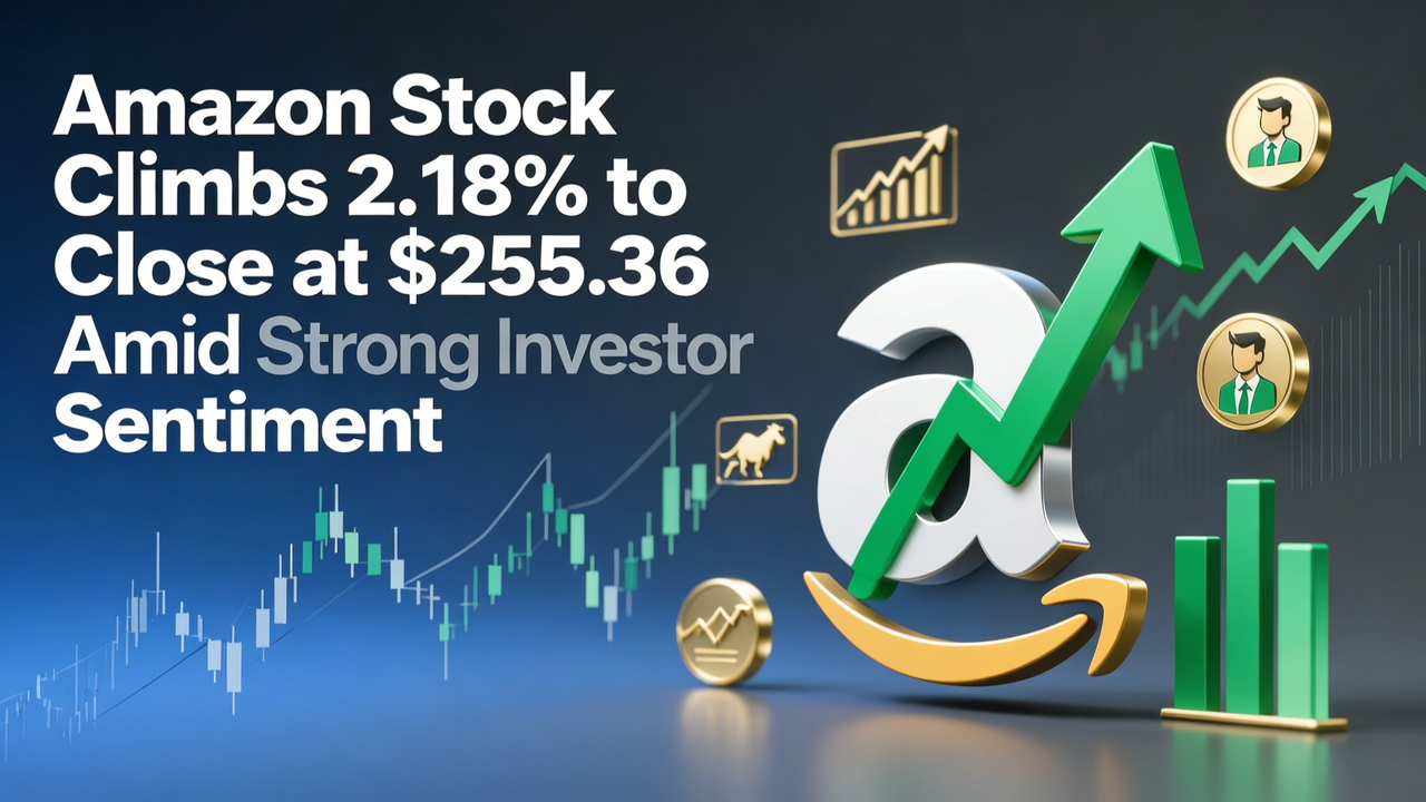 Amazon Stock Climbs 2.18% to Close at $255.36 Amid Strong Investor Sentiment