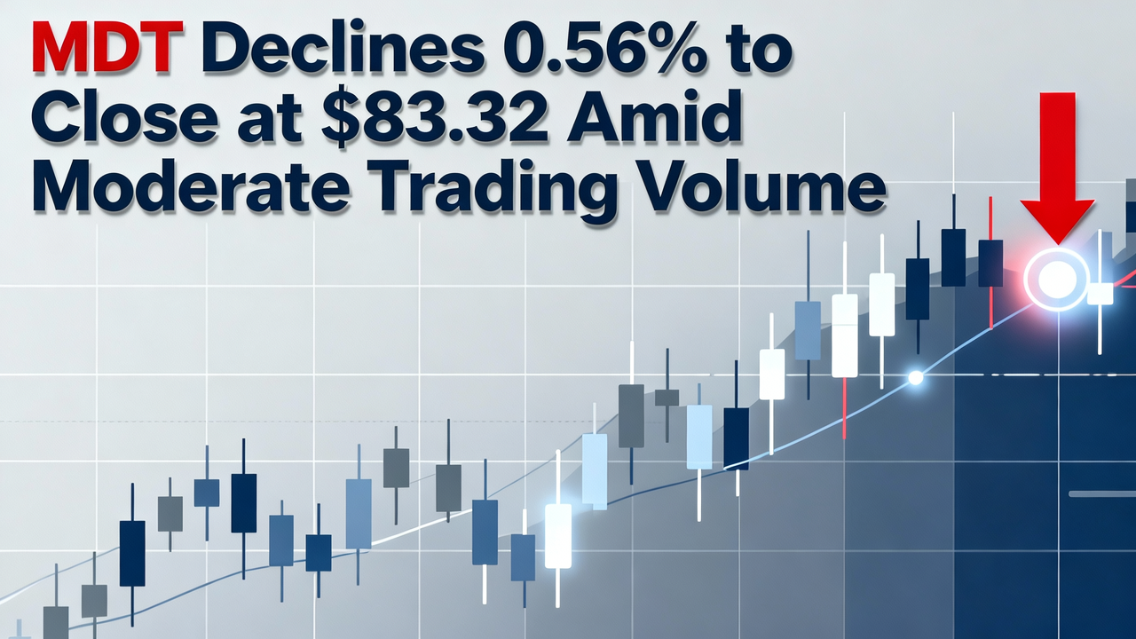 MDT Declines 0.56% to Close at $83.32 Amid Moderate Trading Volume