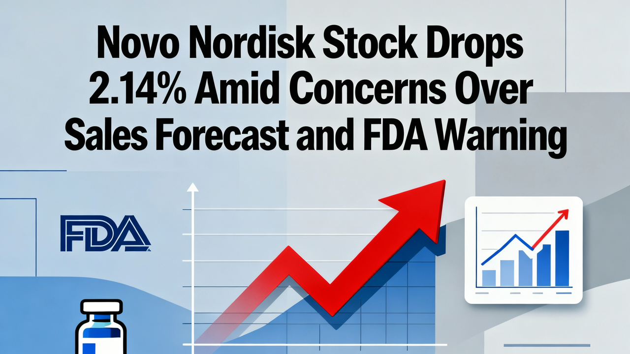 Novo Nordisk Stock Drops 2.14% Amid Concerns Over Sales Forecast and FDA Warning