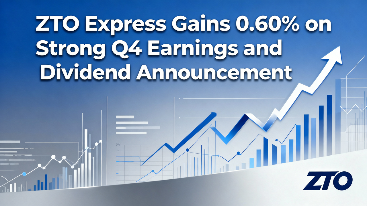 ZTO Express Gains 0.60% on Strong Q4 Earnings and Dividend Announcement
