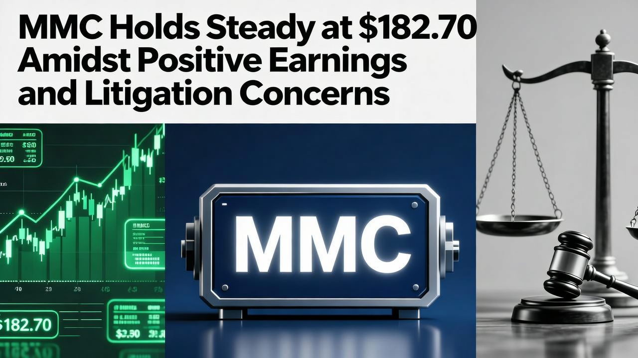 MMC Holds Steady at $182.70 Amidst Positive Earnings and Litigation Concerns