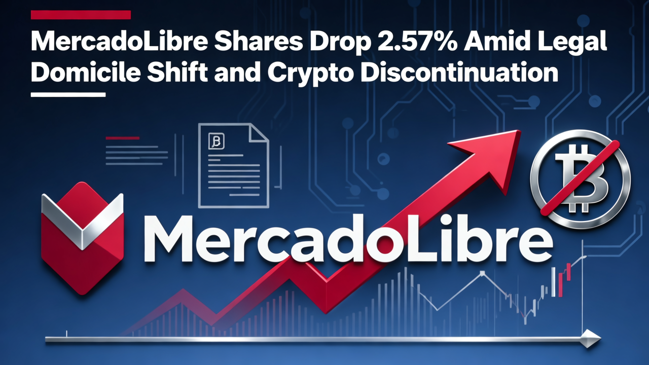 MercadoLibre Shares Drop 2.57% Amid Legal Domicile Shift and Crypto Discontinuation