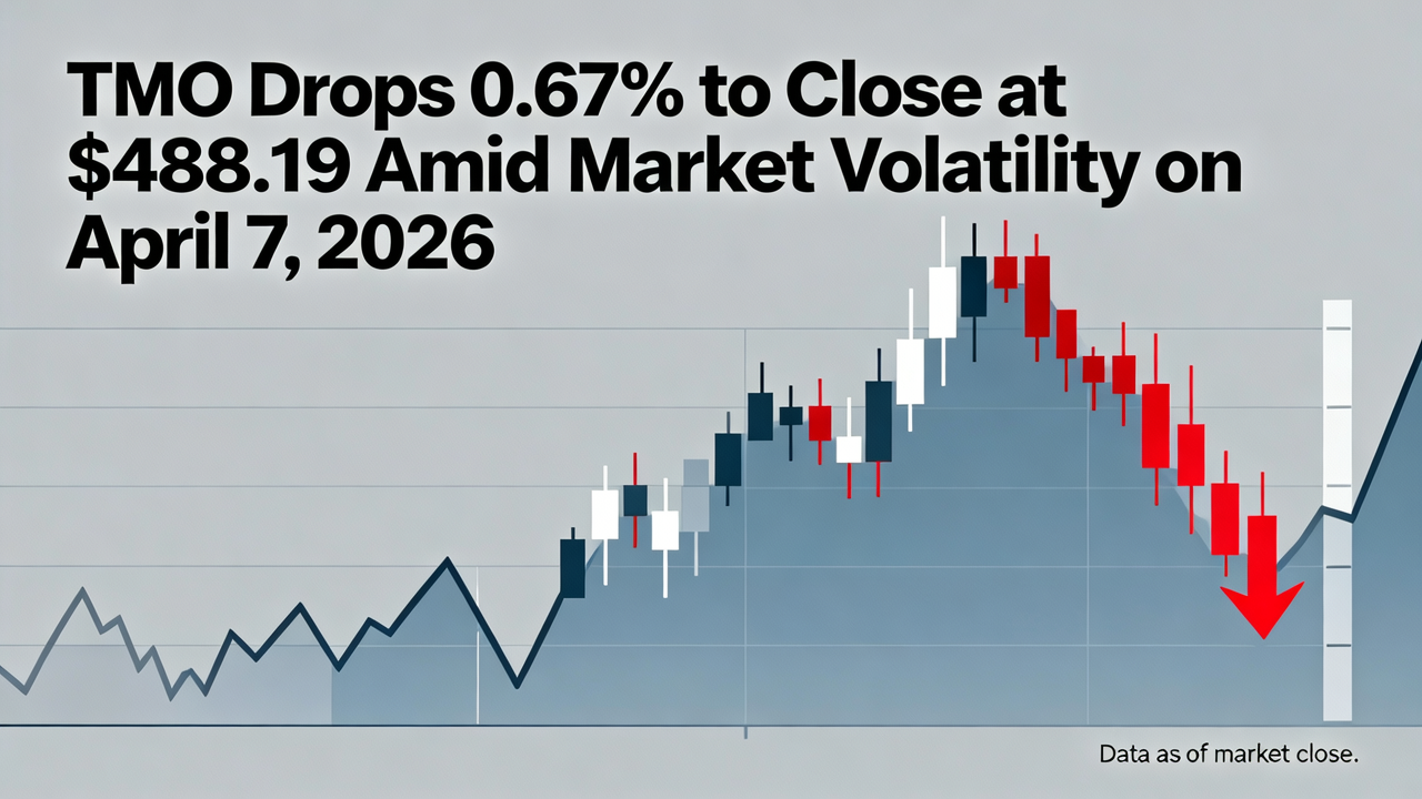 TMO Drops 0.67% to Close at $488.19 Amid Market Volatility on April 7, 2026