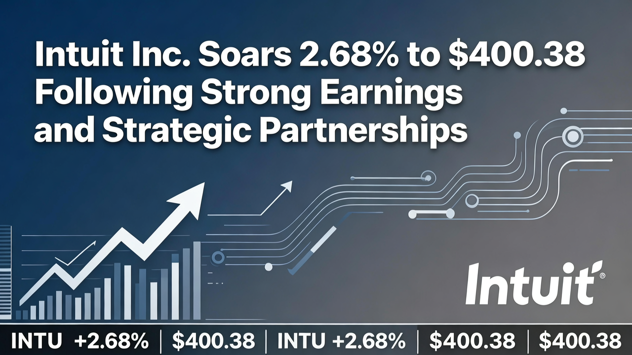 Intuit Inc. Soars 2.68% to $400.38 Following Strong Earnings and Strategic Partnerships