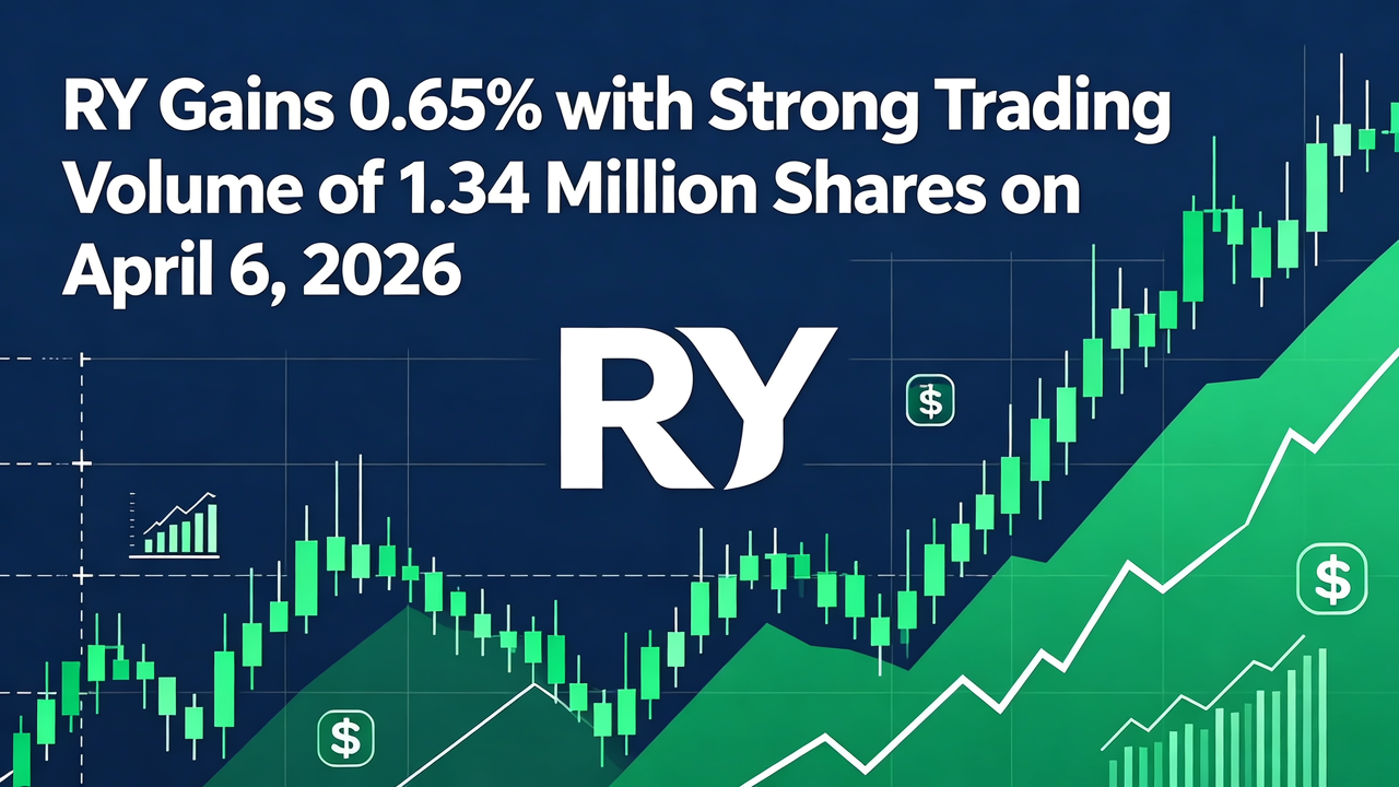 RY Gains 0.65% with Strong Trading Volume of 1.34 Million Shares on April 6, 2026
