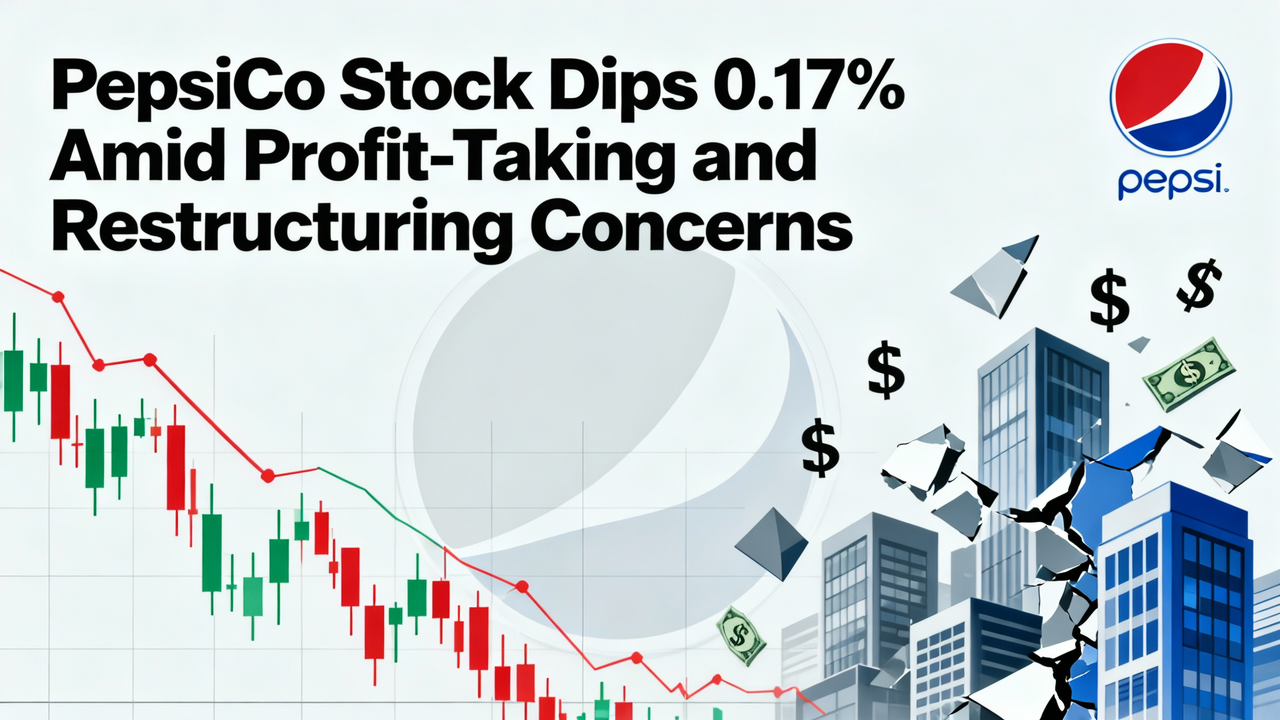 PepsiCo Stock Dips 0.17% Amid Profit-Taking and Restructuring Concerns