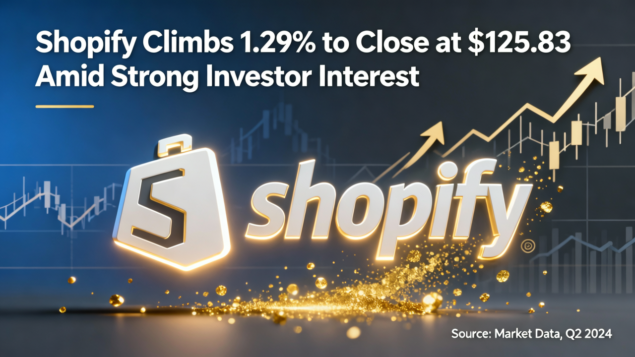 Shopify Climbs 1.29% to Close at $125.83 Amid Strong Investor Interest