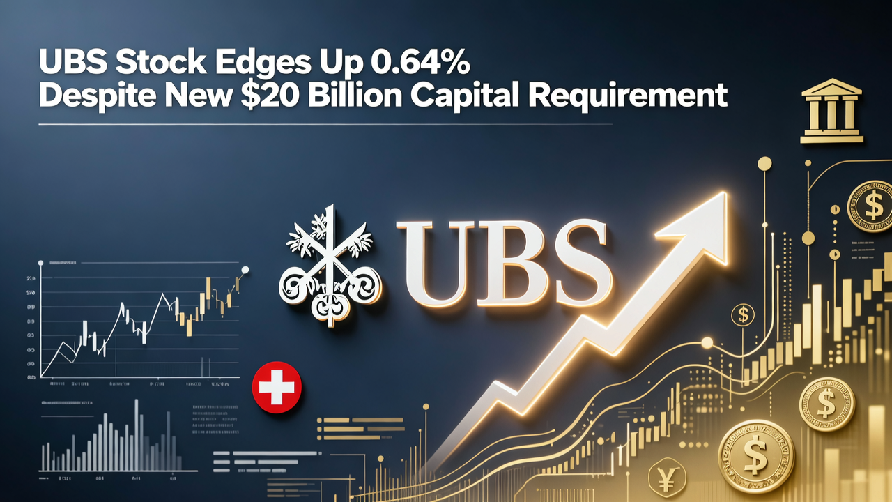 UBS Stock Edges Up 0.64% Despite New $20 Billion Capital Requirement