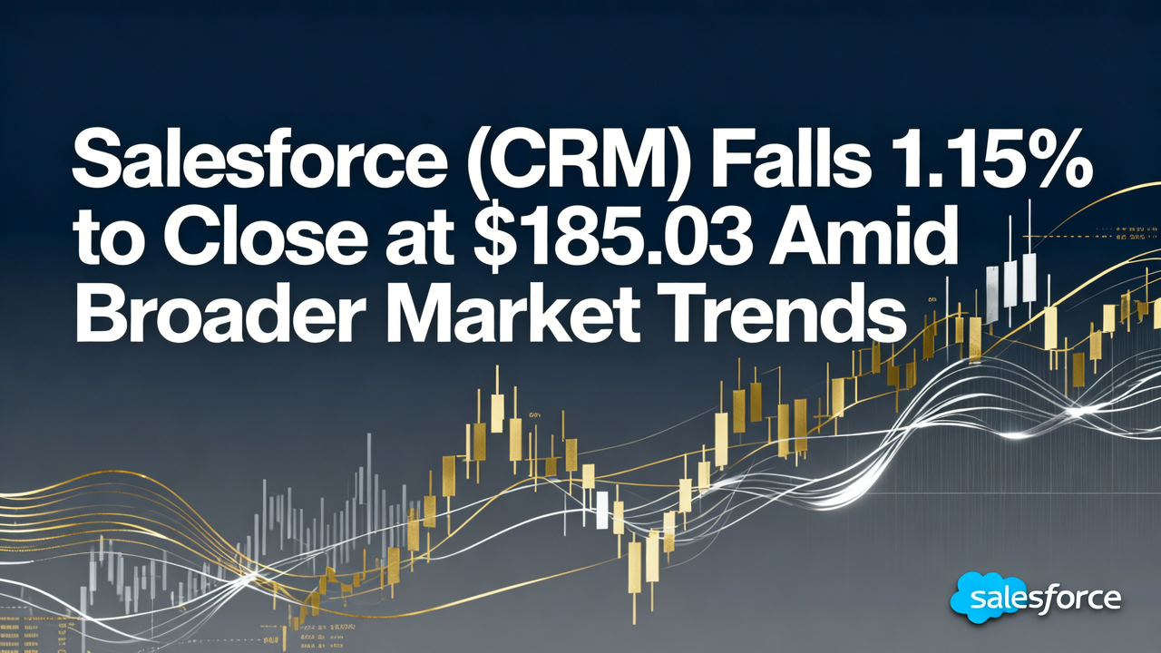Salesforce (CRM) Falls 1.15% to Close at $185.03 Amid Broader Market Trends