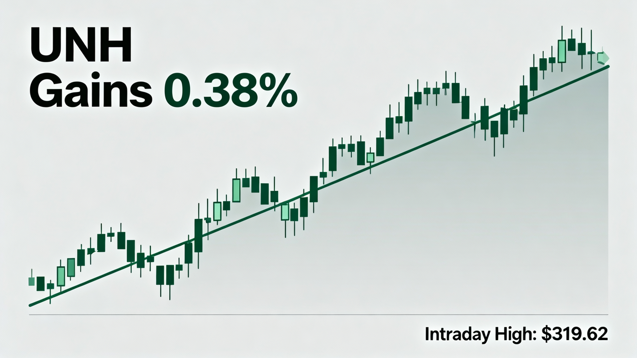 UNH Gains 0.38% with Intraday High of $319.62 Despite Lack of News