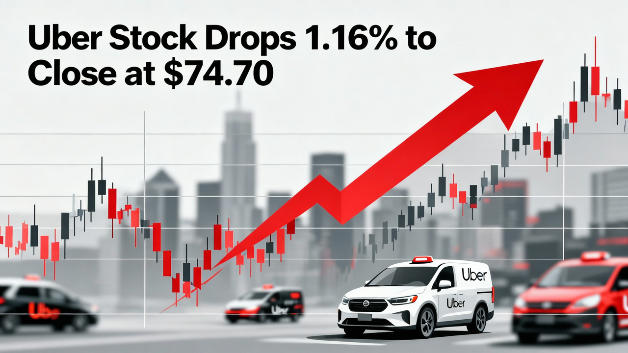 Uber Stock Drops 1.16% to Close at $74.70 Amid Intraday Volatility