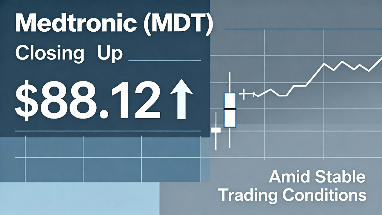 Medtronic (MDT) Closes Slightly Up at $88.12 Amid Stable Trading Conditions