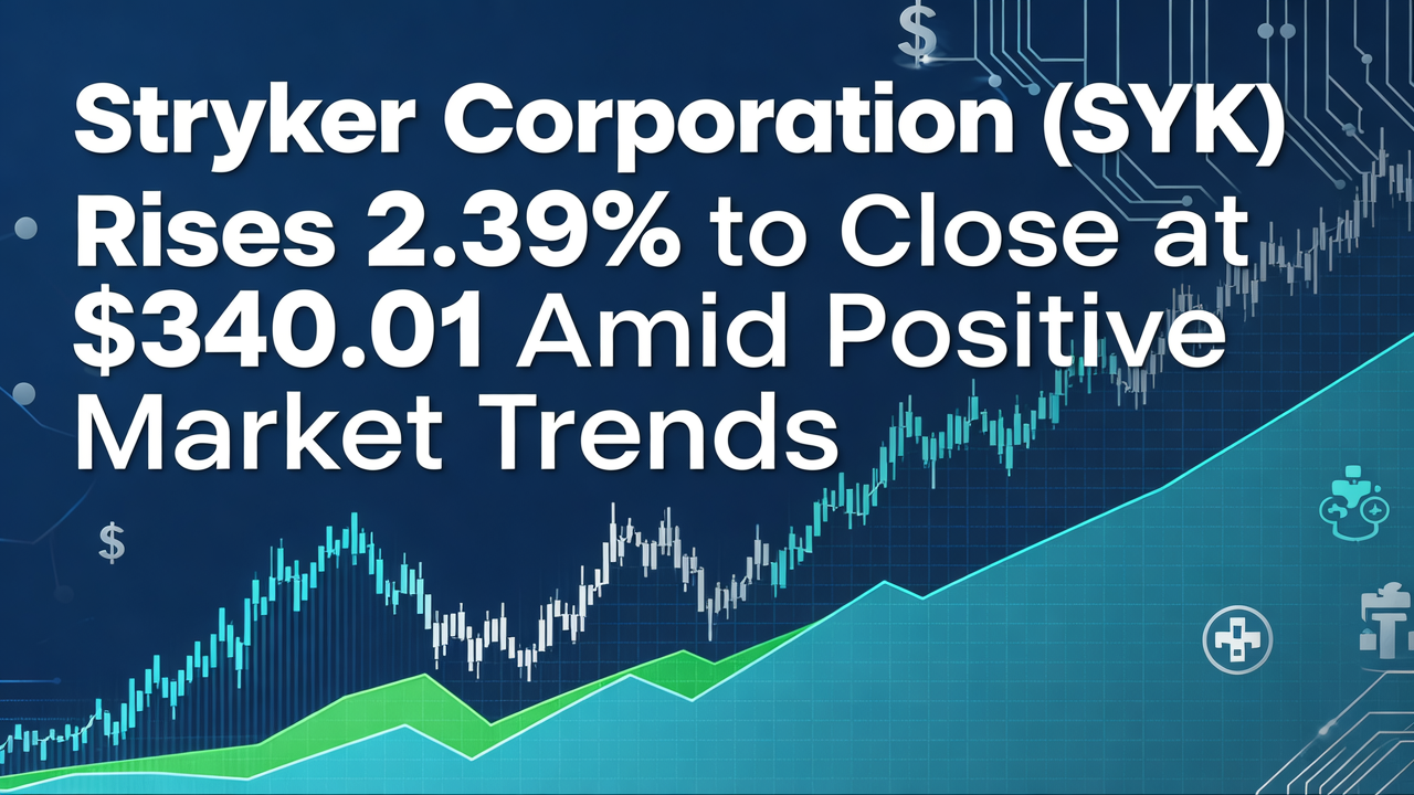 Stryker Corporation (SYK) Rises 2.39% to Close at $340.01 Amid Positive Market Trends