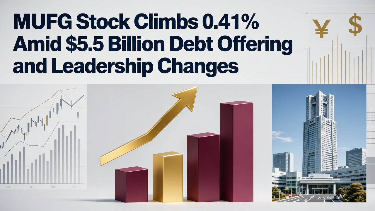 MUFG Stock Climbs 0.41% Amid $5.5 Billion Debt Offering and Leadership Changes