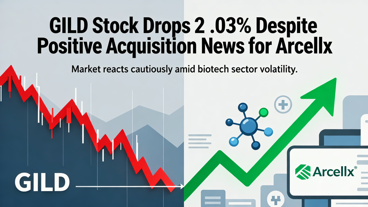 GILD Stock Drops 2.03% Despite Positive Acquisition News for Arcellx