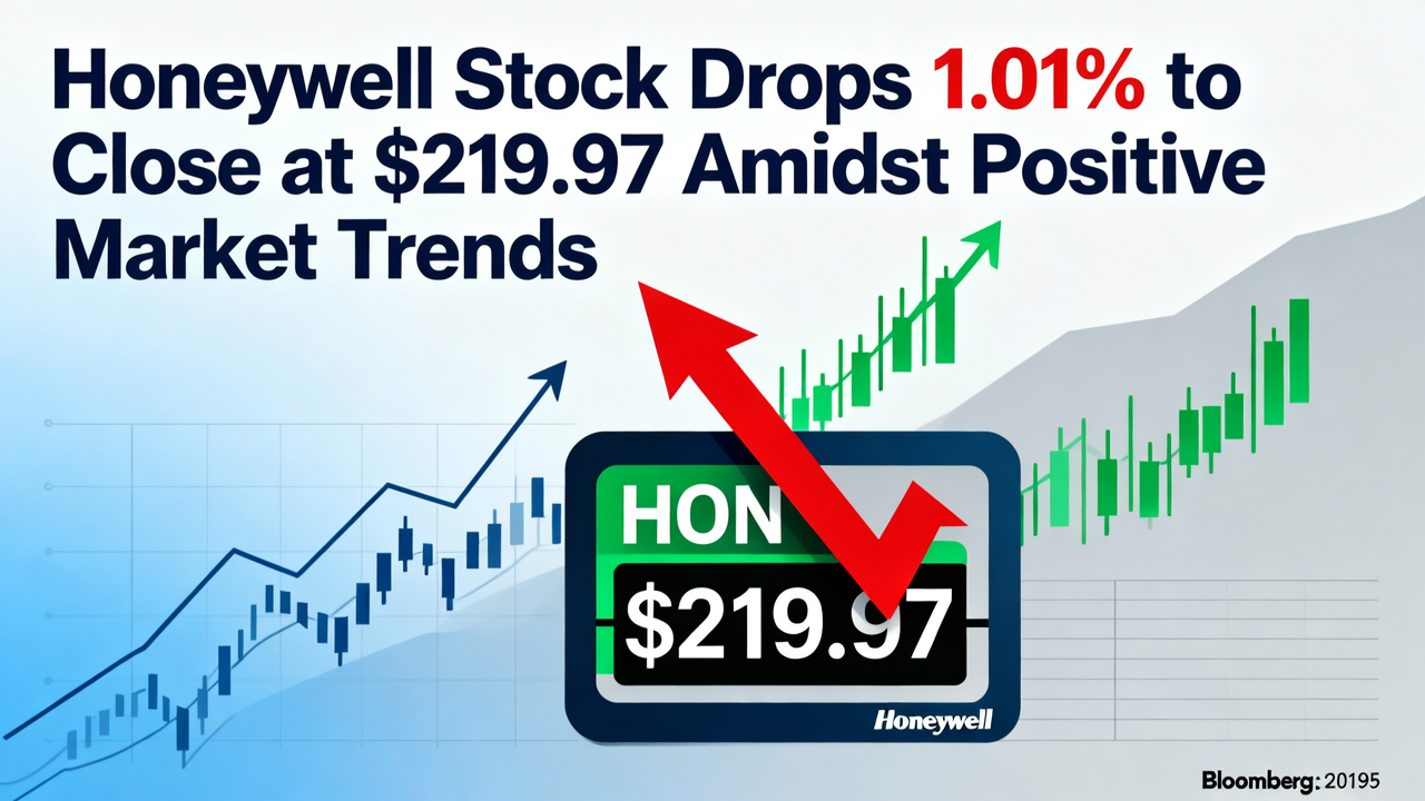 Honeywell Stock Drops 1.01% to Close at $219.97 Amidst Positive Market Trends