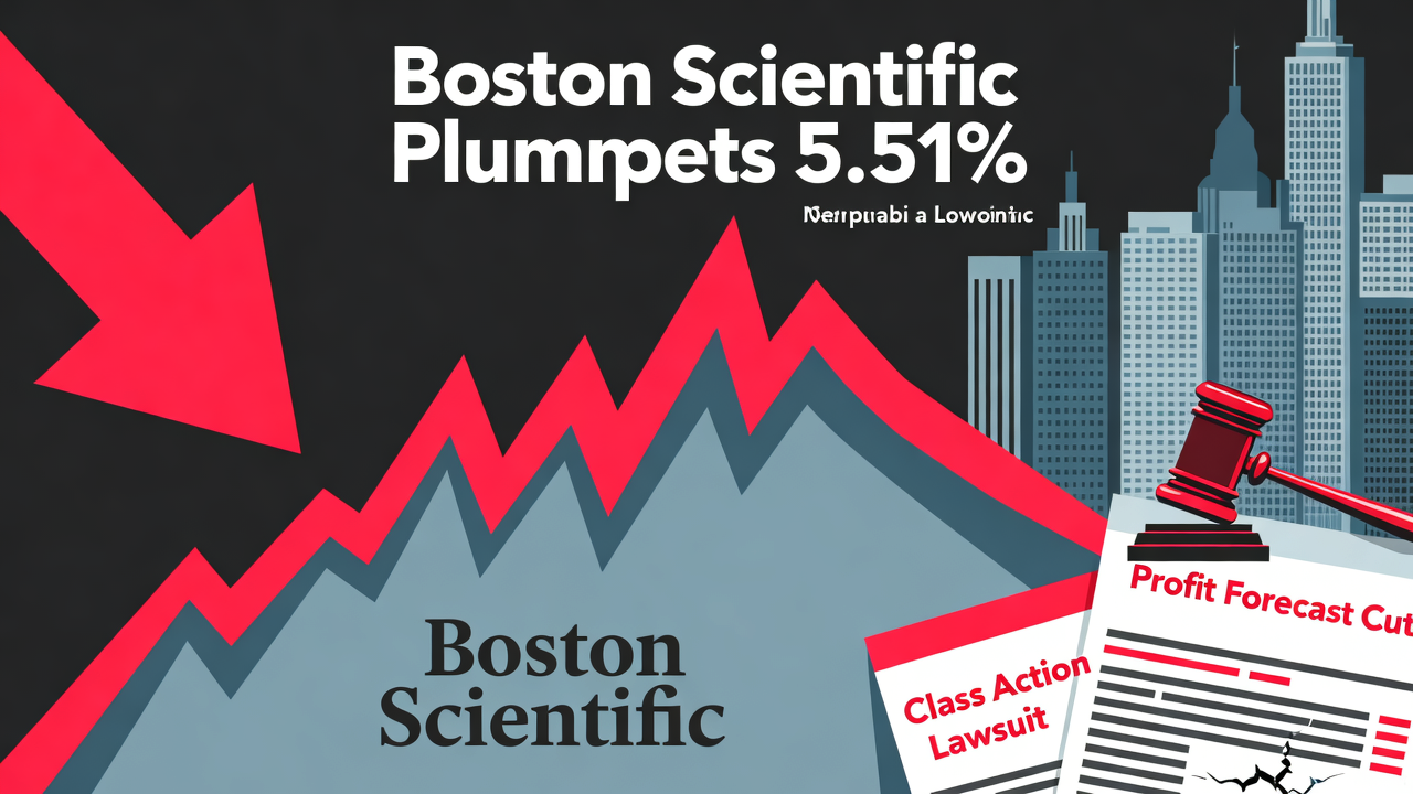 Boston Scientific Plummets 5.51% Amid Class Action Lawsuit and Profit Forecast Cut