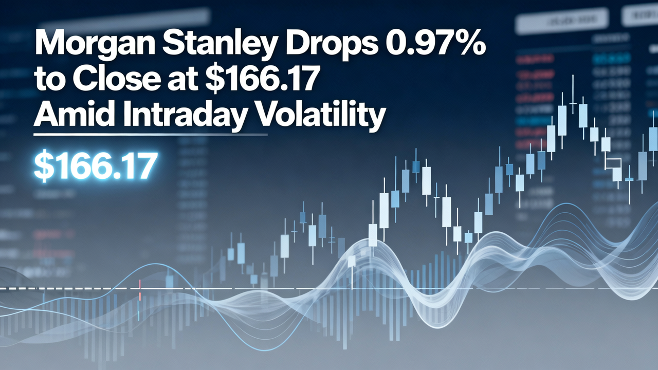 Morgan Stanley Drops 0.97% to Close at $166.17 Amid Intraday Volatility