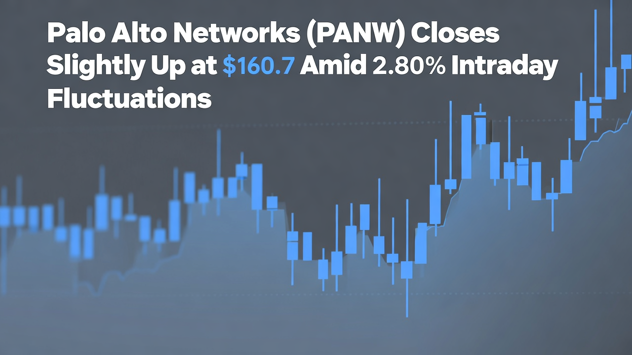 Palo Alto Networks (PANW) Closes Slightly Up at $160.67 Amid 2.80% Intraday Fluctuations