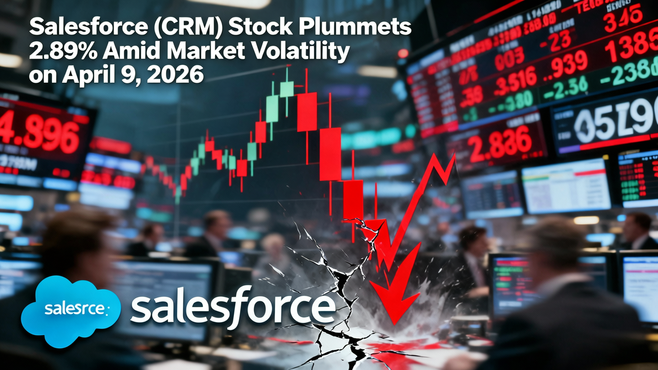 Salesforce (CRM) Stock Plummets 2.89% Amid Market Volatility on April 9, 2026